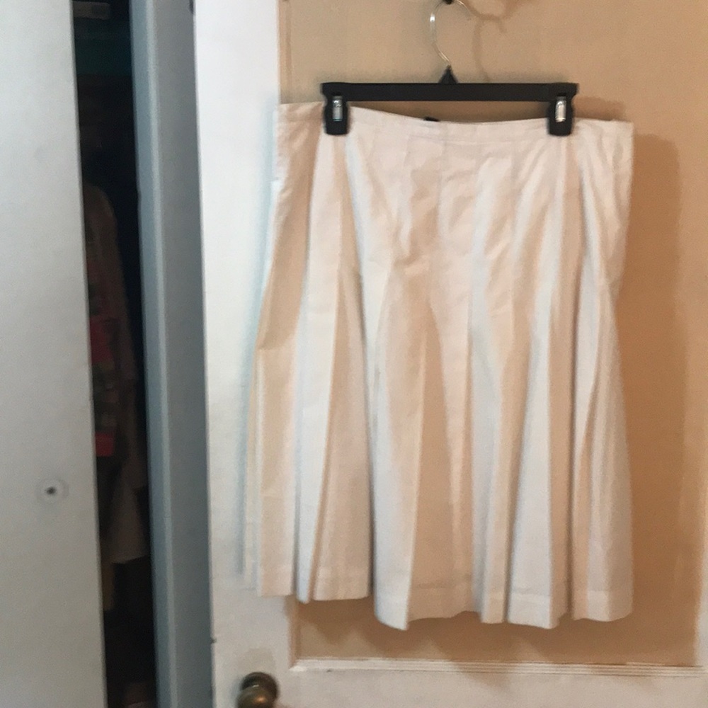 White skirt